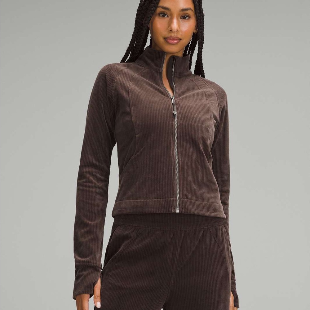 Lululemon Scuba Track Jacket *Velvet Cord